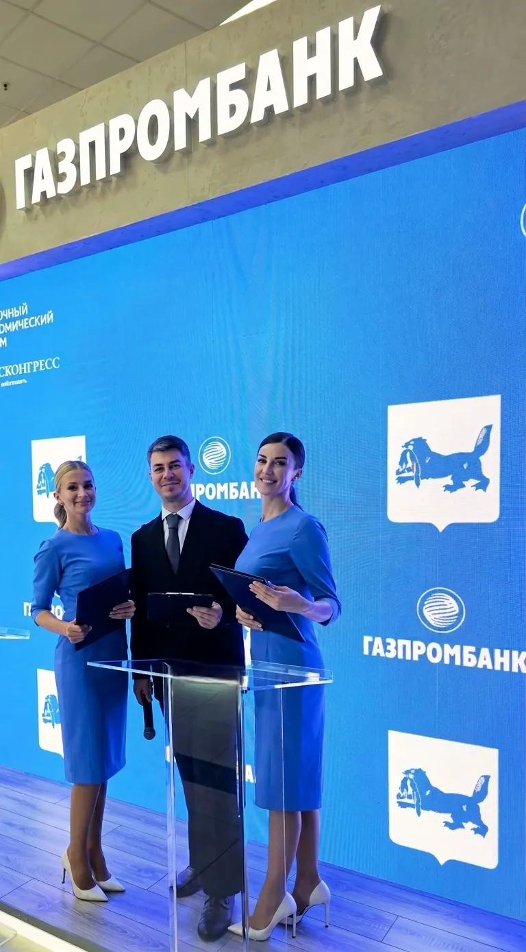 Церемония Газпромбанка